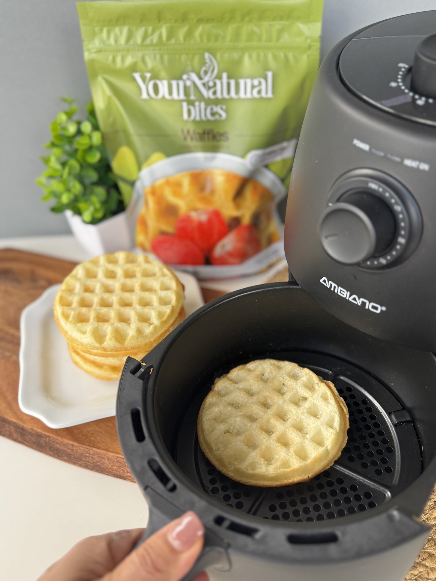 Waffles (Frozen Yuca-Cassava Waffles)
