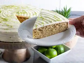 ALMOND LEMON CAKE (WHITE FROSTING)
